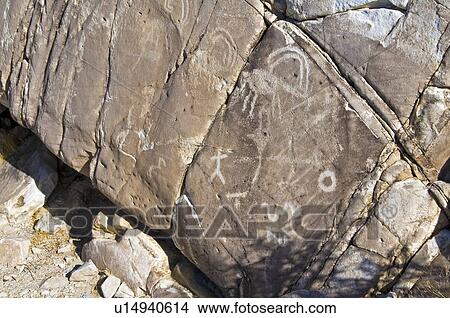 Native American petroglyphs found in the Owens Valley, California, USA View Large Photo Image Picture - Native American petroglyphs found in the Owens Valley, California, USA . Fotosearch