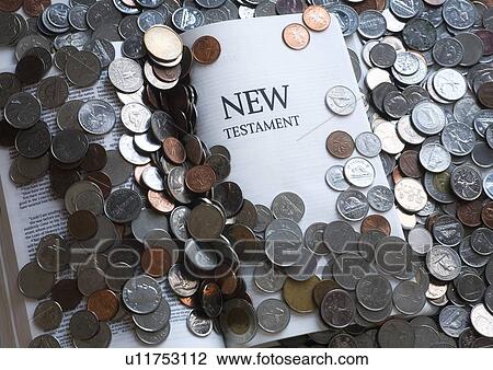 New Testament; New Testament Bible and money View Large Photo Image Stock Image - New Testament; New Testament Bible and money. Fotosearch