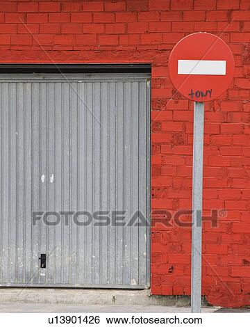 No entry traffic sign View Large Photo Image Stock Photograph - No entry traffic sign . Fotosearch