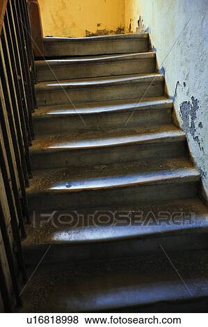Stock Photo - Old stairway. Fotosearch
