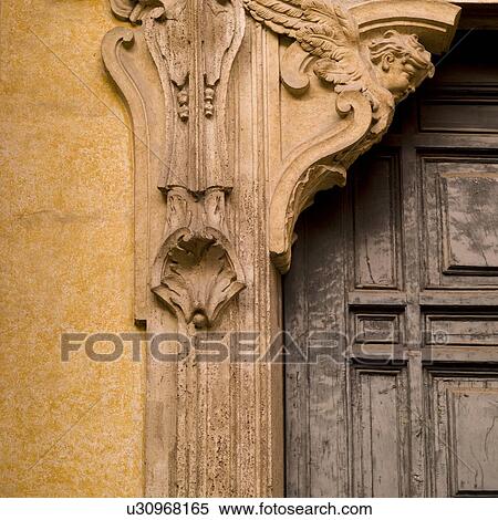 Ornate doorway, Rome, Italy View Large Photo Image Stock Photography - Ornate doorway, Rome, Italy. Fotosearch