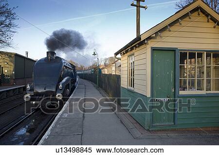 Pickering, Yorkshire, England; Sir Nigel Gresley steam engine View Large Photo Image Stock Photography - Pickering, Yorkshire, England; Sir Nigel Gresley steam engine. Fotosearch