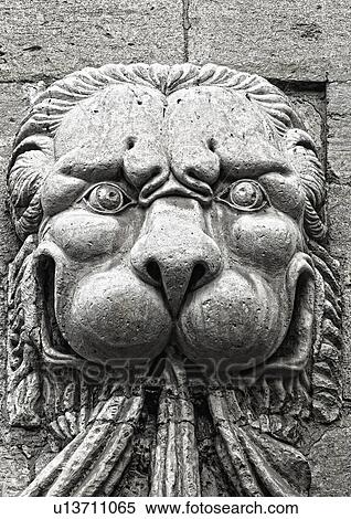 Pope's Palace, Avignon, Provence, France; Lion Sculpture View Large Photo Image Stock Photography - Pope's Palace, Avignon, Provence, France; Lion Sculpture. Fotosearch