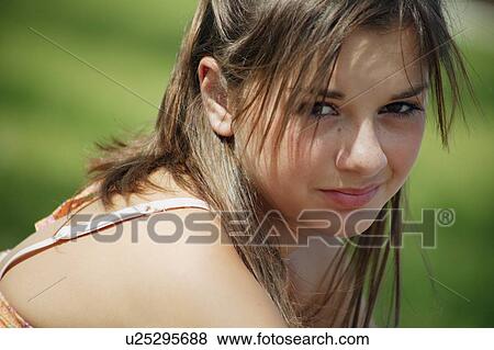 Stock Photo - Portrait of a teen. Fotosearch