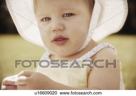 Stock Image - Portrait of a toddler. Fotosearch