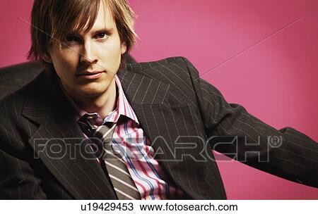 Stock Image - Portrait of man. Fotosearch
