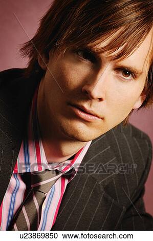 Stock Image - Portrait of man. Fotosearch