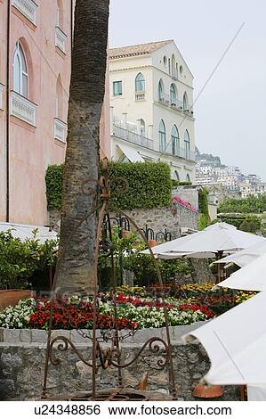 Stock Photograph - Ravello, Italy; buildings in Ravello. Fotosearch