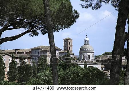 Rome, Italy; Rooftops View Large Photo Image Stock Photo - Rome, Italy; Rooftops. Fotosearch