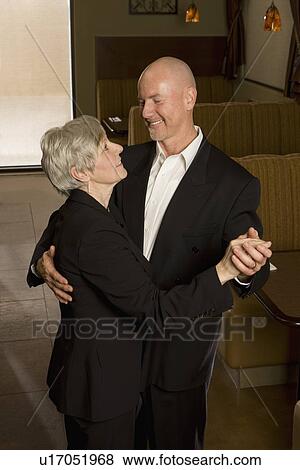 Stock Photo - Senior couple dancing. Fotosearch
