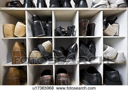 Stock Photo - Shoe storage. Fotosearch