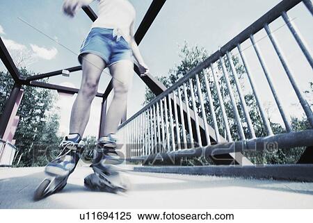 Stock Photography - Skating outside. Fotosearch