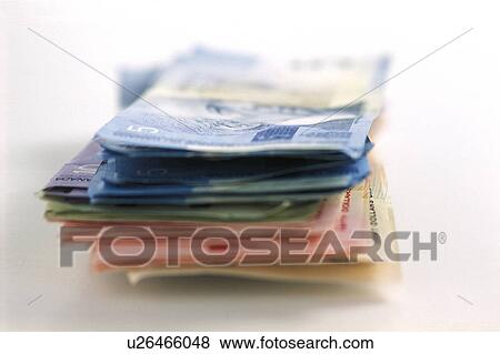 Stack of Canadian money View Large Photo Image Stock Photo - Stack of Canadian money. Fotosearch