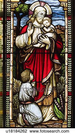 Stained glass window panel View Large Photo Image Stock Image - Stained glass window panel. Fotosearch