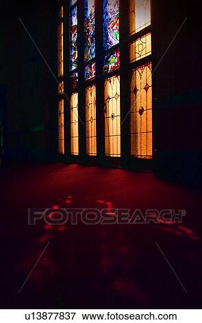 Stock Photo - Stained glass windows. Fotosearch