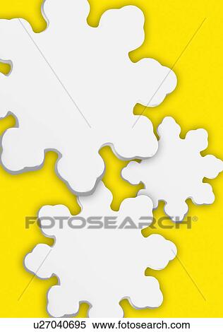 Stylized snowflakes with yellow background View Large Photo Image Stock Photography - Stylized snowflakes with yellow background. Fotosearch
