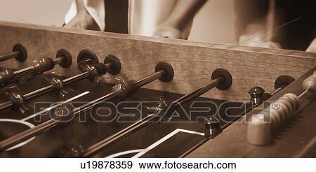 Table football game View Large Photo Image Stock Photo - Table football game. Fotosearch