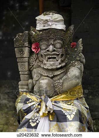 Temple statue; Ubud, Bali, Indonesia View Large Photo Image Stock Image - Temple statue; Ubud, Bali, Indonesia. Fotosearch
