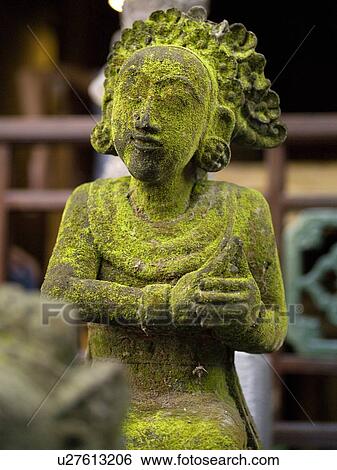 Temple statue; Ubud, Bali, Indonesia View Large Photo Image Stock Photograph - Temple statue; Ubud, Bali, Indonesia. Fotosearch