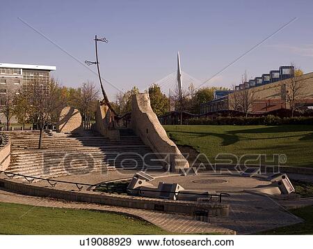 Stock Photo - The Forks, Winnipeg, Manitoba, Canada. Fotosearch
