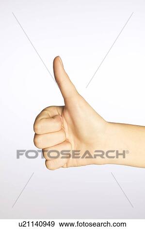 Stock Photo - Thumbs up. Fotosearch