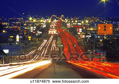 Traffic in a city View Large Photo Image Stock Photography - Traffic in a city. Fotosearch