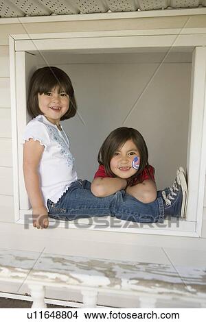 Two children View Large Photo Image Picture - Two children. Fotosearch