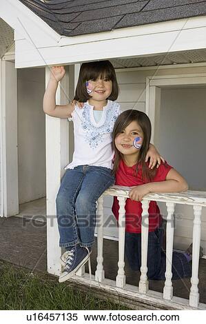 Stock Photography - Two children. Fotosearch