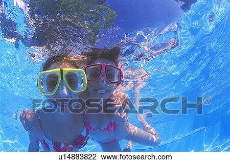 Stock Image - Underwater fun. Fotosearch