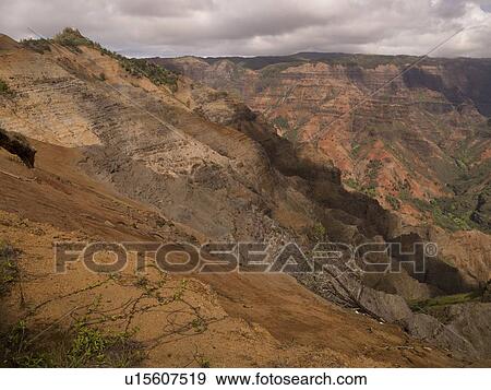 Stock Photo - Waimea Canyon State Park, Kauai, Hawaii, USA. Fotosearch