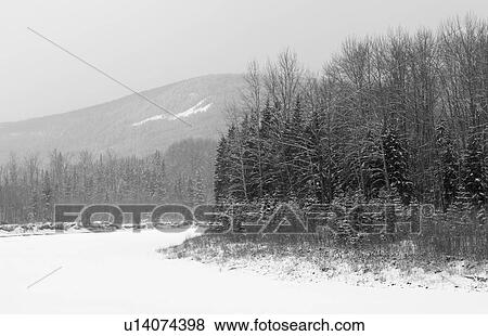 Stock Photo - Winter, British Columbia, Canada. Fotosearch