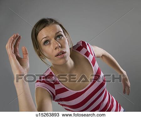 Stock Image - Woman running. Fotosearch