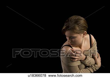 Woman turning away View Large Photo Image Stock Photo - Woman turning away. Fotosearch