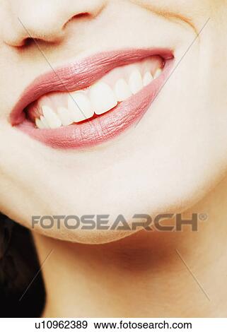Stock Photo - Woman's mouth. Fotosearch
