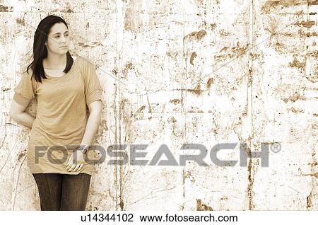 Stock Image - Young woman. Fotosearch
