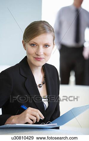 A Caucasian businesswoman View Large Photo Image Stock Photo - A Caucasian businesswoman. Fotosearch