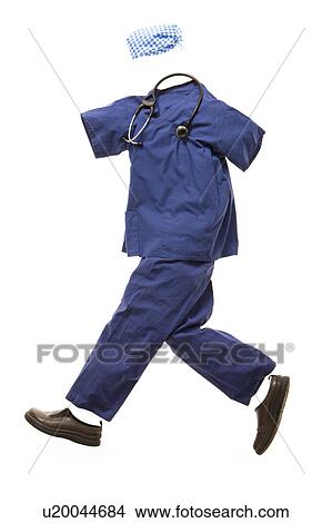A nurses' outfit running View Large Photo Image Picture - A nurses' outfit running. Fotosearch
