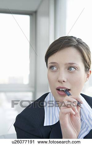 Stock Image - A portrait of a business woman. Fotosearch