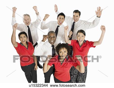 A portrait of a cheering team in uniform View Large Photo Image Picture - A portrait of a cheering team in uniform. Fotosearch