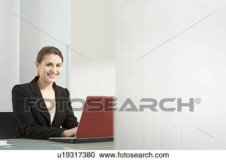 A portrait of young office female. View Large Photo Image Stock Image - A portrait of young office female.. Fotosearch