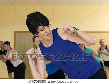 aerobic exercise at gym View Large Photo Image Stock Image - aerobic exercise at gym. Fotosearch