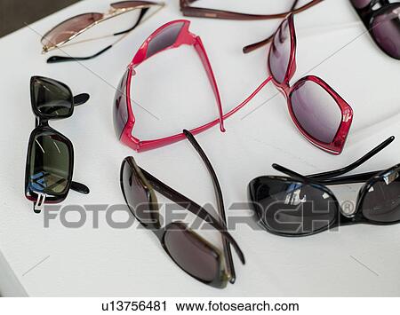 assortment of sunglasses View Large Photo Image Stock Image - assortment of sunglasses. Fotosearch
