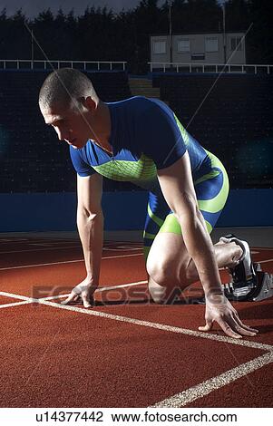 athlete at start View Large Photo Image Stock Image - athlete at start. Fotosearch