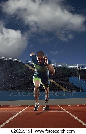 athlete out of blocks View Large Photo Image Stock Image - athlete out of blocks. Fotosearch