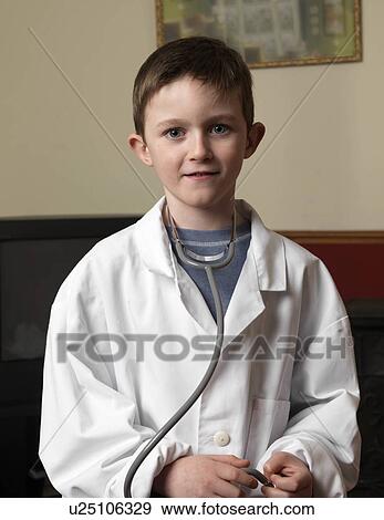 boy dressed as doctor View Large Photo Image Stock Photo - boy dressed as doctor. Fotosearch