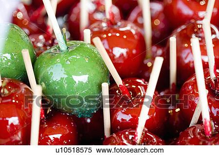candied apples View Large Photo Image Stock Photography - candied apples. Fotosearch