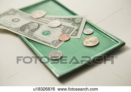 Change from a cafe restaurant bill View Large Photo Image Stock Photograph - Change from a cafe restaurant bill. Fotosearch
