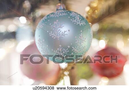 Christmas decorations on tree View Large Photo Image Stock Photo - Christmas decorations on tree. Fotosearch