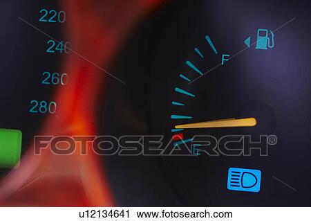 Close up of a fuel gauge View Large Photo Image Stock Image - Close up of a fuel gauge. Fotosearch