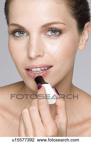 close up of female with makeup View Large Photo Image Stock Image - close up of female with makeup. Fotosearch